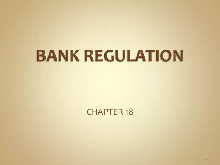bank regulation
