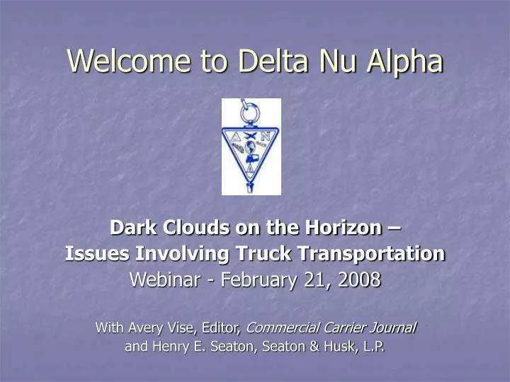 welcome to delta nu alpha