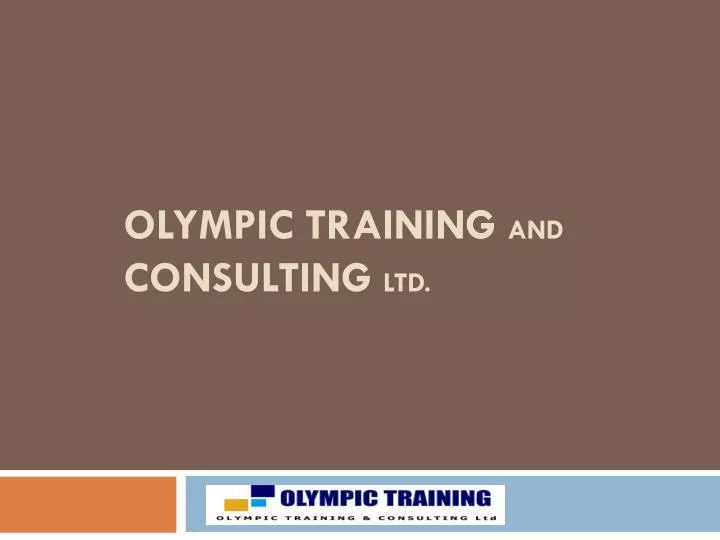 olympic training and consulting ltd