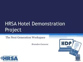 HRSA Hotel Demonstration Project