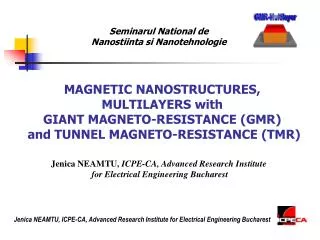 Seminarul National de Nanostiinta si Nanotehnologie