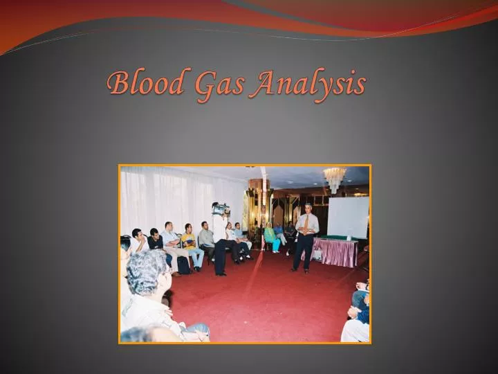 blood gas analysis