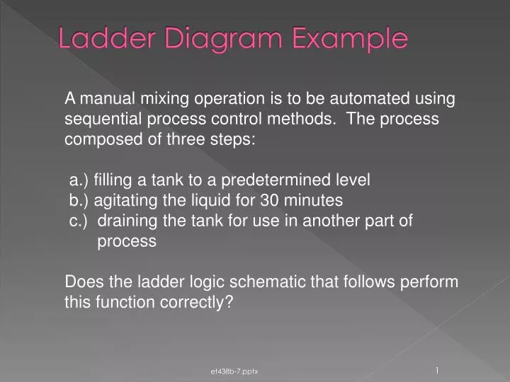 ladder diagram example