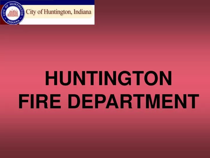 huntington fire department