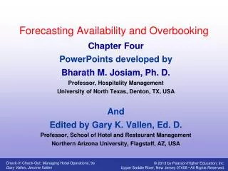 forecasting availability and overbooking