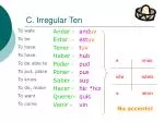 Learn Spanish Verbs: Irregulars and Stem Changers - slide 1
