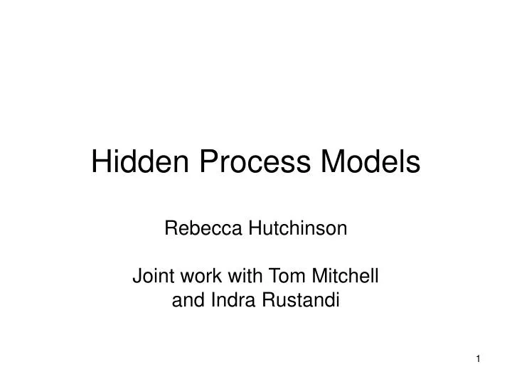 hidden process models