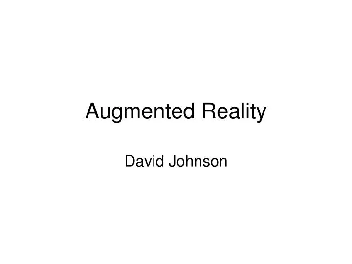 augmented reality