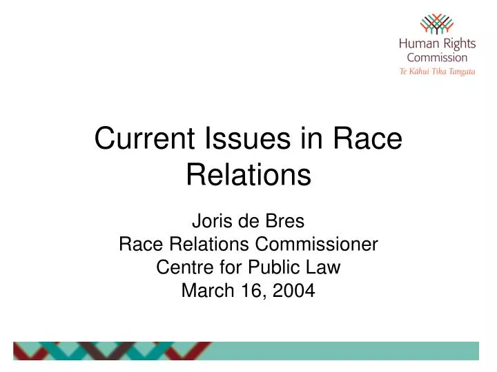 current issues in race relations