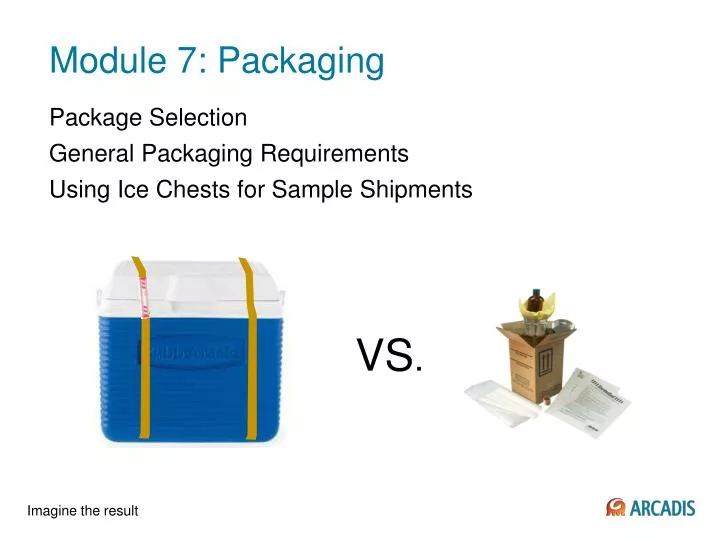 package selection general packaging requirements using ice chests for sample shipments