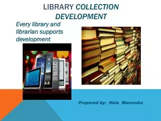 Library Collection development