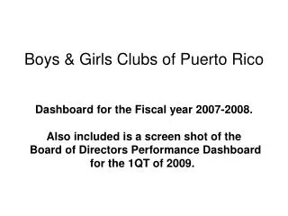 Boys &amp; Girls Clubs of Puerto Rico