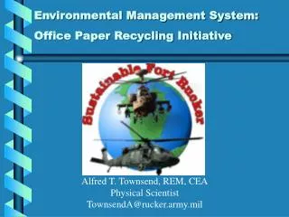 Environmental Management System: Office Paper Recycling Initiative