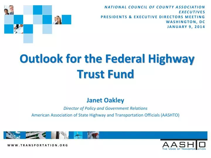 outlook for the federal highway trust fund