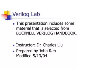 Verilog Lab