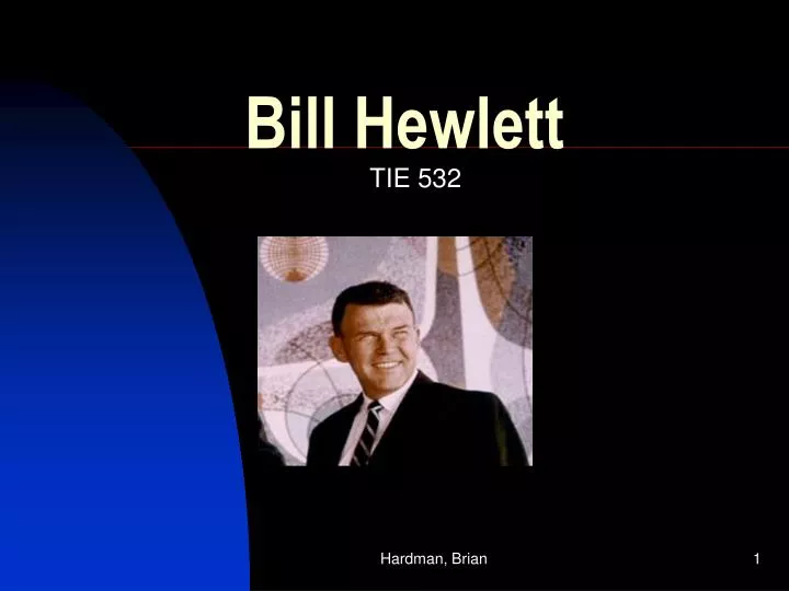 bill hewlett