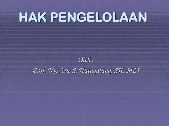 hak pengelolaan