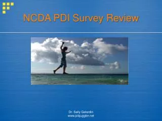NCDA PDI Survey Review