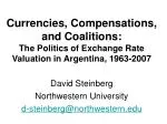 David Steinberg Northwestern University d-steinberg@northwestern - slide 1