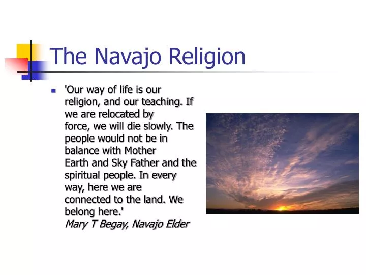 the navajo religion