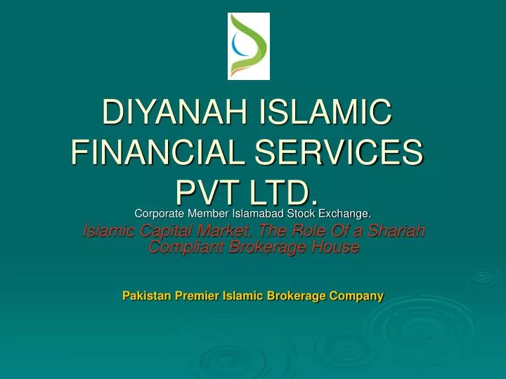 diyanah islamic financial services pvt ltd