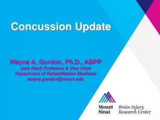 Concussion Update
