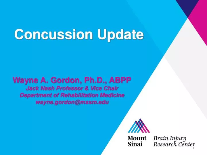 concussion update