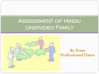 Assessment of Hindu Undivided Family