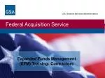 Expanded Funds Management (EFM) Training: Contractors - slide 1