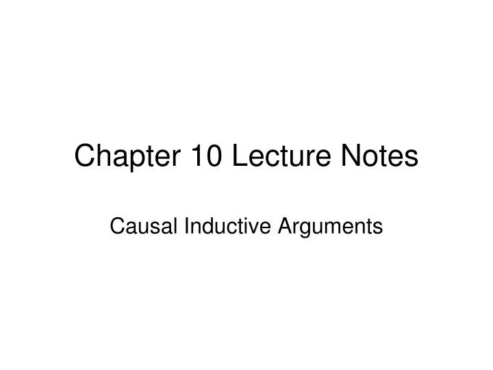 chapter 10 lecture notes