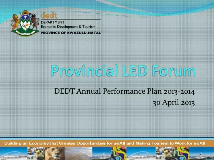 provincial led forum