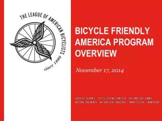Bicycle Friendly America Program Overview