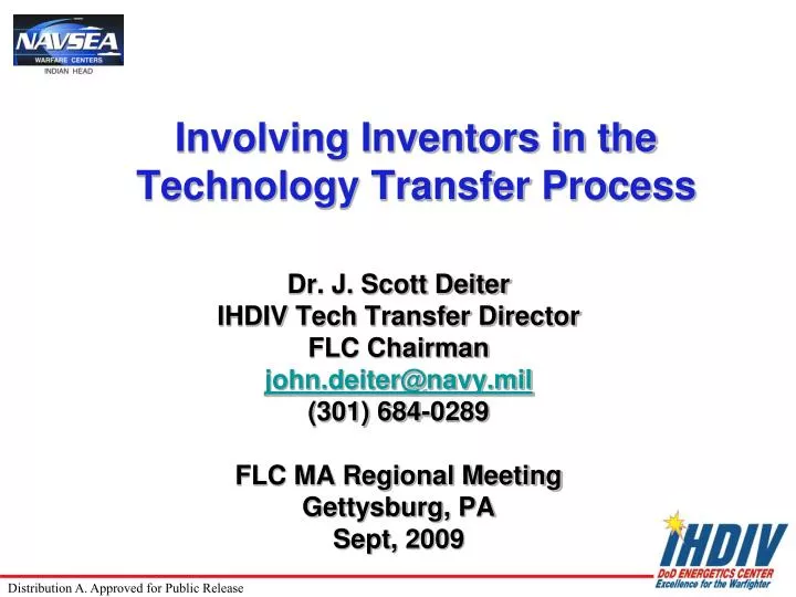 involving inventors in the technology transfer process