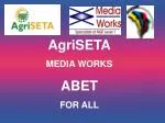 Enhanced Adult Basic Education and Training (ABET) Program with Media Works Model - slide 1