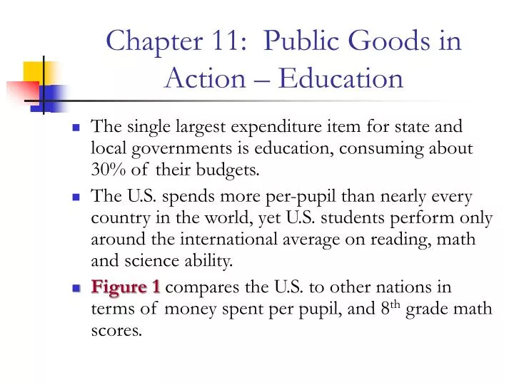 chapter 11 public goods in action education