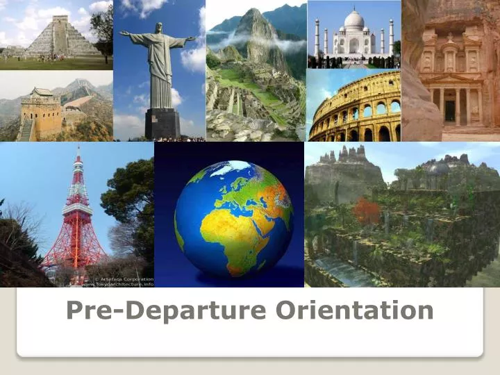 pre departure orientation