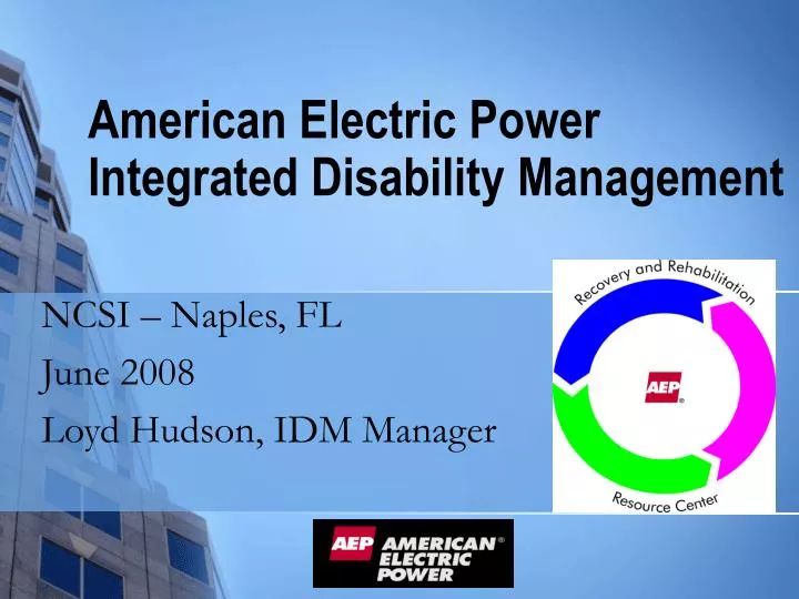 american electric power integrated disability management