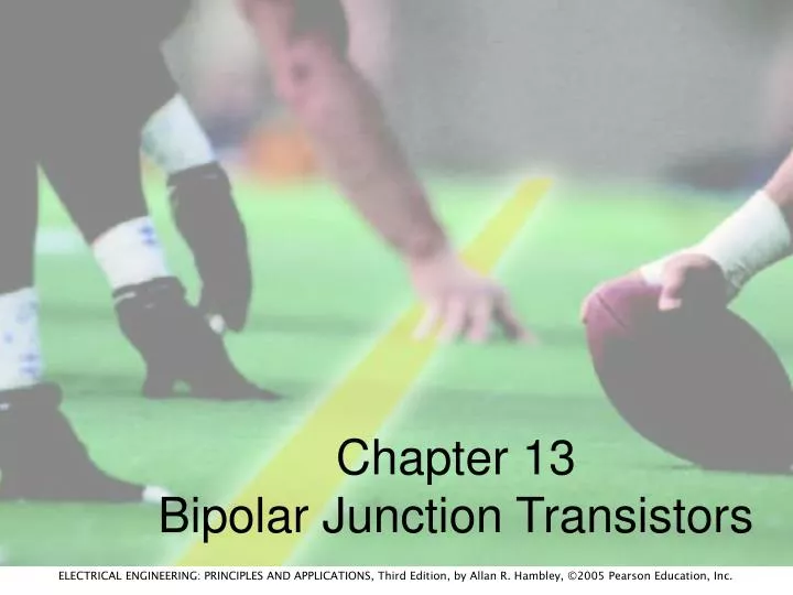 chapter 13 bipolar junction transistors