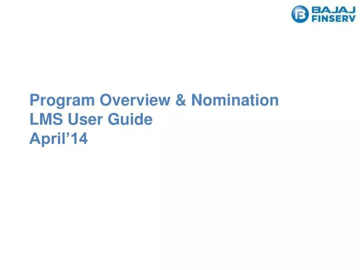 program overview nomination lms user guide april 14