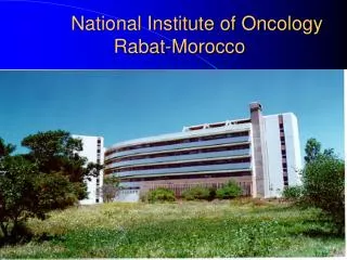 National Institute of Oncology Rabat-Morocco