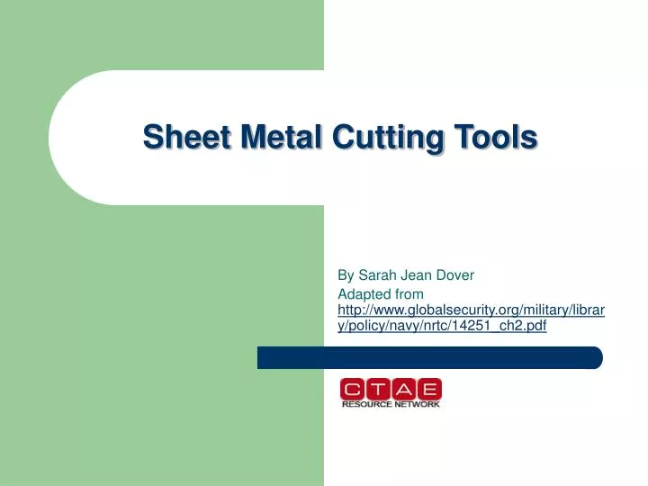 sheet metal cutting tools