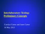 Enhancing Interlaboratory Testing Strategies for Nanoscale Releases from Nanocomposites - slide 1