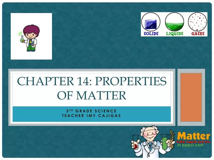 chapter 14 properties of matter