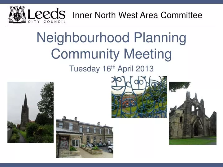inner north west area committee