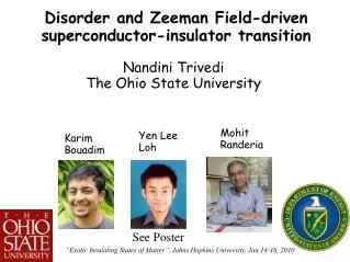 Disorder and Zeeman Field-driven superconductor-insulator transition