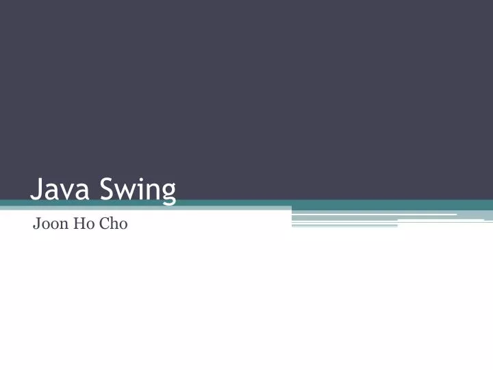 java swing