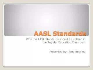 AASL Standards