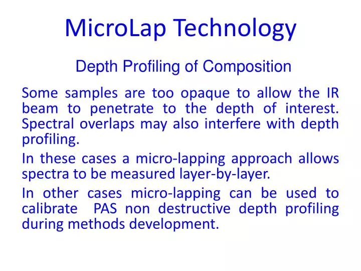 microlap technology