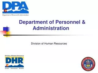Department of Personnel &amp; Administration