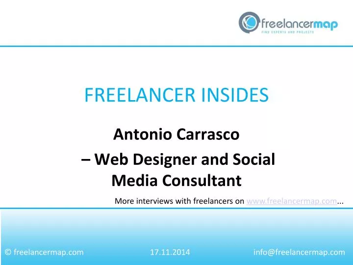 antonio carrasco web designer and social media consultant